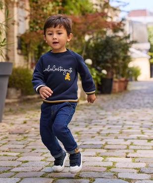 Sweat avec broderie poitrine bébé garçon - LuluCastagnette vue1 - LULU CASTAGNETTE GEMO FOR GOOD - GEMO