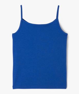 Débardeur à fines bretelles fille vue1 - GEMO (ENFANT) - GEMO