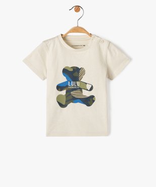 Tee-shirt bébé garçon imprimé - LuluCastagnette vue1 - LULUCASTAGNETTE - GEMO