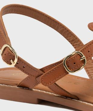 Sandales à brides esprit fisherman en cuir femme - LuluCastagnette vue7 - LULUCASTAGNETTE - GEMO