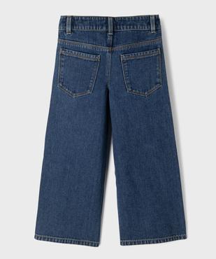 Jean wide leg taille ajustable fille vue4 - GEMO 4G FILLE - GEMO
