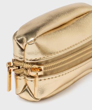 Porte-monnaie à double poche zippé femme vue3 - GEMO (ACCESS) - GEMO