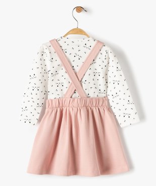 Ensemble bébé fille 2 pièces : robe + tee-shirt motif chat vue3 - GEMO(BEBE DEBT) - GEMO