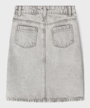 Jupe en jean délavé fille vue4 - GEMO 4G FILLE - GEMO