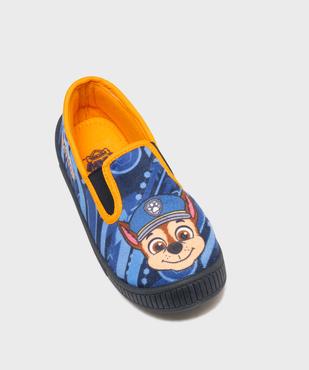 Chaussons pantoufles en velours imprimés Chase garçon - La Pat'Patrouille vue5 - PAT PATROUILLE - GEMO