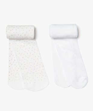 Collants semi-opaques fille (lot de 2) vue1 - GEMO (ENFANT) - GEMO