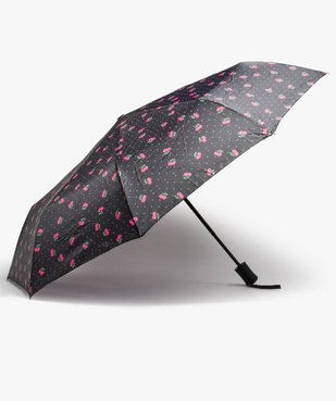 Parapluie femme pliant à motifs cerises vue1 - GEMO (ACCESS) - GEMO