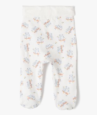 Pantalon à pieds et ceinture élastique en jersey bébé (lot de 2) vue4 - GEMO 4G BEBE - GEMO