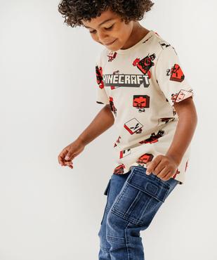 Tee-shirt manches courtes Minecraft garçon vue6 - MINECRAFT - GEMO