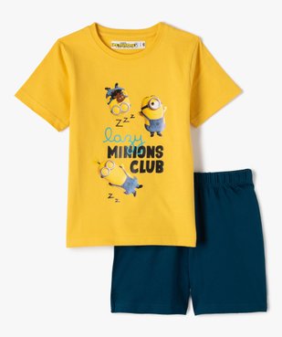 Pyjashort garçon bicolore – Les Minions 2 vue2 - NBCUNIVERSAL - GEMO