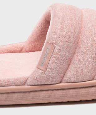 Chaussons mules scintillants sur épaisse semelle femme - Isotoner vue6 - ISOTONER - GEMO
