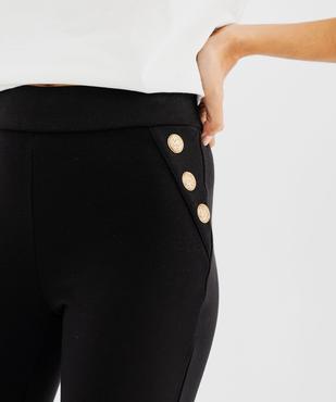 Legging avec boutons sur les hanches femme vue8 - GEMO(FEMME PAP) - GEMO