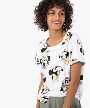 Pyjashort femme avec motif Minnie - Disney vue5 - DISNEY DTR - GEMO
