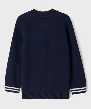 Gilet zippé en coton garçon - LuluCastagnette vue3 - LULUCASTAGNETTE - GEMO