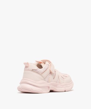 Baskets basses dad shoes à paillettes fille vue4 - LOVELY WINGS - GEMO