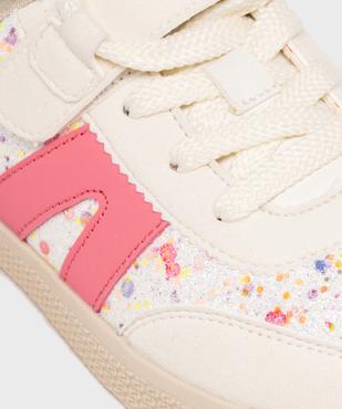 Baskets à paillettes avec lacets et scratch fille - Lovely Wings vue6 - LOVELY WINGS - GEMO