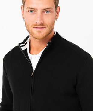 Gilet à fermeture zippée et col montant homme vue2 - GEMO (HOMME) - GEMO