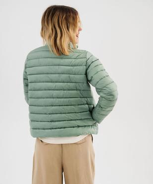 Doudoune légère avec col montant femme vue3 - GEMO 4G FEMME - GEMO