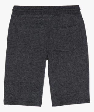 Bermuda garçon à taille élastiquée en jersey molletonné vue2 - GEMO (JUNIOR) - GEMO