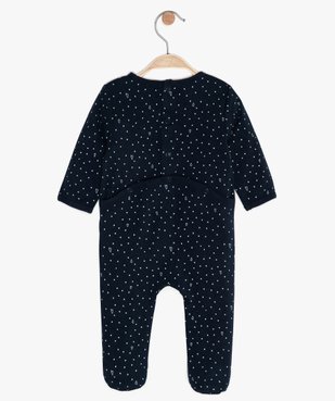 Pyjama bébé fille avec motif cœurs vue3 - GEMO C4G BEBE - GEMO