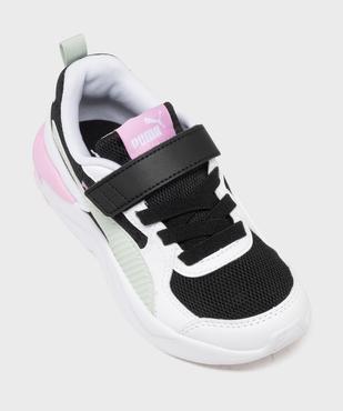 Baskets basses à lacets élastiques et scratch X-Ray 7 LT fille - Puma vue5 - PUMA - GEMO