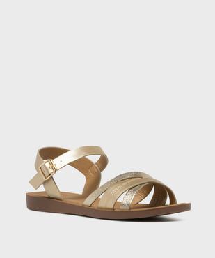 Sandales à brides scintillantes femme - Valentina Baldano vue2 - VALENTINA BALDA - GEMO