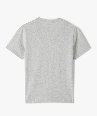 Tee-shirt garçon chiné à motif urbain vue3 - GEMO (JUNIOR) - GEMO