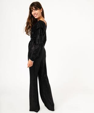 Combinaison pantalon à paillettes femme - Gémo x MCG vue3 - GEMO(FEMME PAP) - GEMO