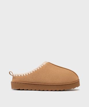 Chaussons mules avec doublure chaude et semelle légère fille  vue1 - GEMO (ENFANT) - GEMO