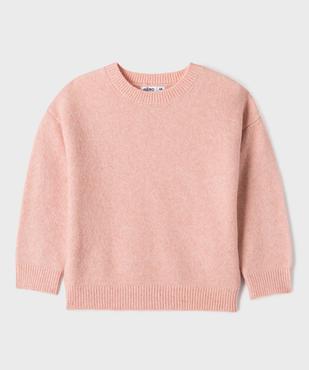 Pull à col rond fille vue2 - GEMO (ENFANT) - GEMO