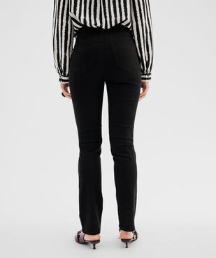 Pantalon Regular taille normale en coton stretch femme vue3 - GEMO 4G FEMME - GEMO