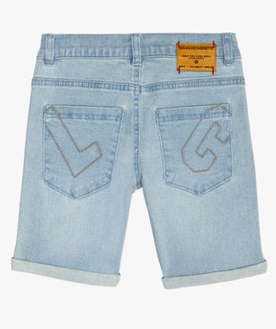 Bermuda garçon en jean stretch - LuluCastagnette vue6 - LULUCASTAGNETTE - GEMO