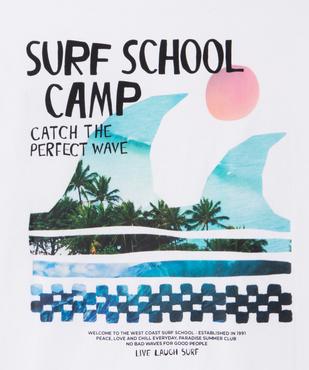 Tee-shirt manches courtes coupe oversize motif surf garçon vue4 - GEMO 4G GARCON - GEMO