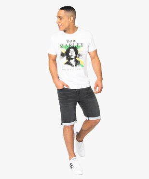 Tee-shirt homme avec motif Bob Marley - Zion vue5 - BOB MARLEY - GEMO