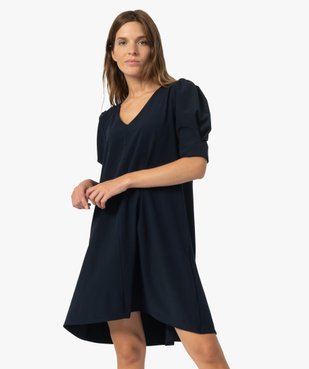 Robe femme forme trapèze à manches courtes vue1 - Nikesneakers(FEMME PAP) - Nikesneakers