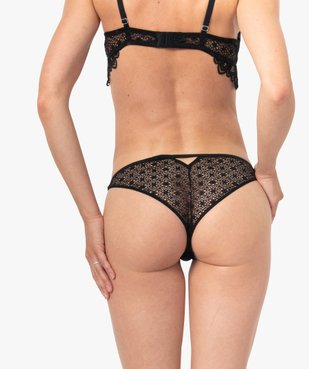Tanga femme en dentelle à brides vue2 - Nikesneakers C4G FEMME - Nikesneakers
