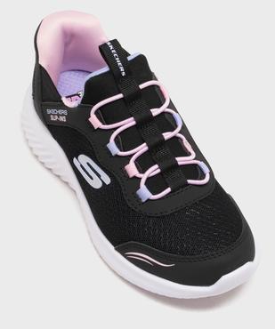 Baskets Slip-ins Bounder Wave 92 faciles à enfiler fille - Skechers vue5 - SKECHERS - GEMO