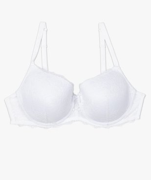 Soutien-gorge à armatures en dentelle à coques fines vue4 - GEMO(HOMWR FEM) - GEMO