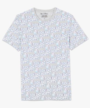 Tee-shirt homme à manches courtes imprimé - Rick and Morty vue4 - RICK ET MORTY - GEMO