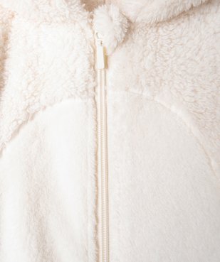 Combinaison pyjama fille avec capuche à motif lama vue2 - GEMO (JUNIOR) - GEMO