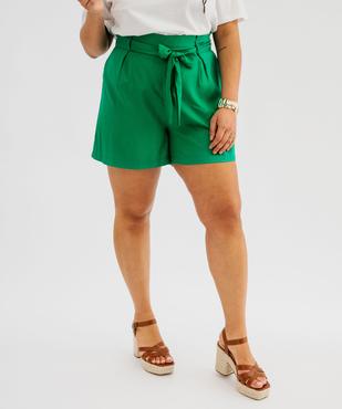 Short fluide coupe ample femme grande taille vue2 - GEMO (G TAILLE) - GEMO