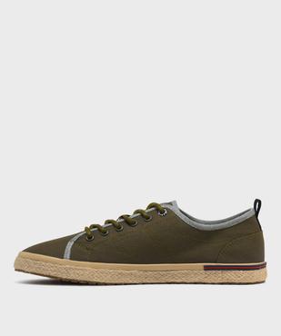 Tennis en toile et semelle corde homme - Urban Steps vue4 - URBAN STEPS GEMO FOR GOOD - GEMO