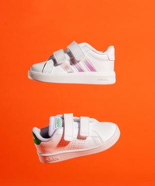 Baskets basses à scratch modèle Advantage bébé garçon - Adidas vue7 - ADIDAS - GEMO