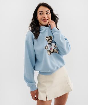 Sweat à capuche fille - LuluCastagnette X Alizée vue2 - LULU CASTAGNETTE G4G D - GEMO