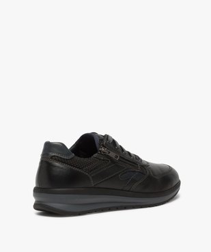 Baskets homme confort à lacets et zip vue4 - ZEN AIR - GEMO
