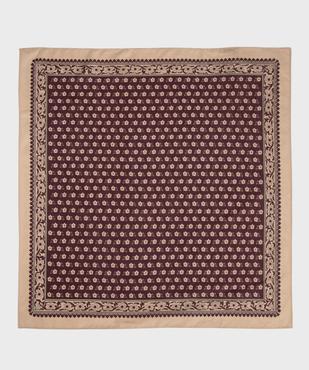 Foulard en coton à motifs fleuris  vue1 - GEMO (ACCESS) - GEMO