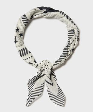 Foulard imprimé femme - LuluCastagnette vue2 - LULU CASTAGNETT - GEMO