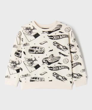 Sweat imprimé véhicules et skate garçon - Hot Wheels vue3 - HOT WHEELS - GEMO
