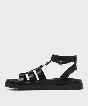 Sandales à brides avec détails métalliques femme - 5 Miles vue3 - 5 MILES - GEMO