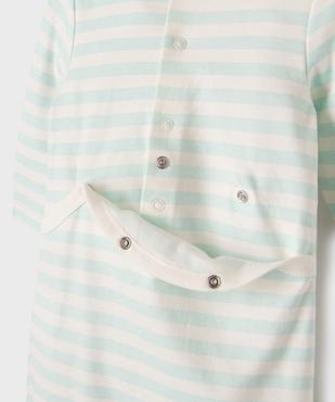 Pyjama d’été à rayures avec motif crabe bébé garçon vue2 - GEMO 4G BEBE - GEMO